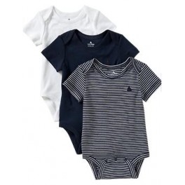 Kit 3  pçs Body Blue Galaxy - 3 a 6 Meses - Baby Gap